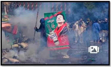 Amid clashes  police retreat from imran’s residence after court order