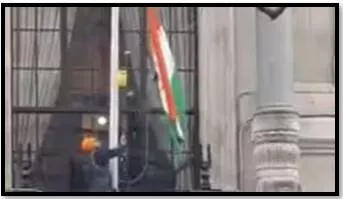 India summons top uk diplomat to protest pulling down of flag at mission in london