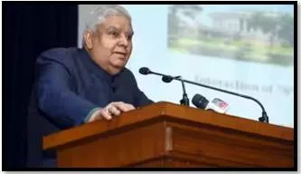 V p jagdeep dhankhar sides with parliament for constitutional evolution