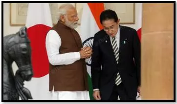 Talks on bilateral ties  g7 invitation — when japan pm kishida met modi at hyderabad house