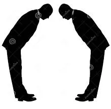 Bowed - To express by bending the head, body, or knee
