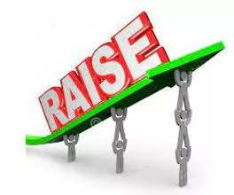 Raised - Lift or move to a higher position or level.