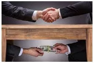 Corruption - Dishonest or immoral behaviour or activities.