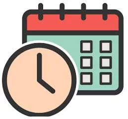Scheduled - Included in or planned according to a schedule.