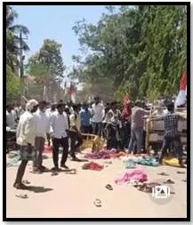 Protest by banjara community turns violent in karnataka