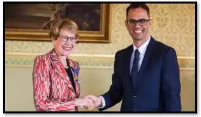 Indian orign daniel mookhey becomes treasurer in australia  takes oath on gita