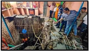 Indore temple well collapse  death toll rises to 35  search op still underway