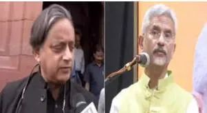 Jaishankar's remark on west  shashi tharoor urges him to 'cool a little bit'