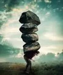 Struggling - Striving to achieve or attain something in the face of difficulty or resistance.
