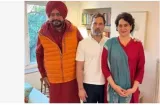 Punjab congress leader sidhu meets ‘mentor’ rahul  ‘guide’ priyanka in delhi
