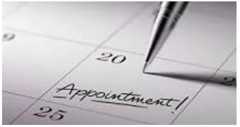 Appointed - Decided on beforehand