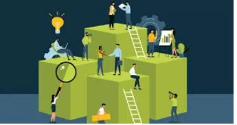 Developing - The process of developing or being developed.