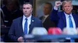 Trump back in new york for questioning in state civil fraud case