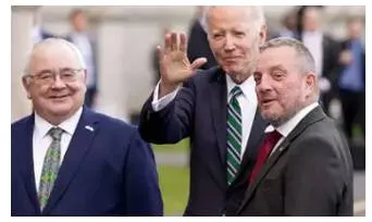 An emotional president biden tells irish parliament  'i'm home'