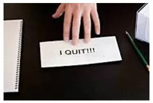 Resigns - Leave a job or office