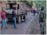 Grenade attack by terrorists possibly led to truck catching fire  killing 5 jawans  army says