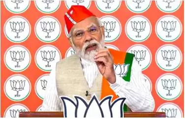 Modi dubs guarantees by congress as ‘freebie culture’