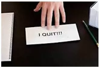 Resignation - Leave a job or office