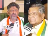 Karnataka polls  shivakumar leads  shettar trails in early trends