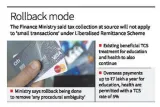 Tax waived on annual forex spends up to ₹7 lakh  finmin