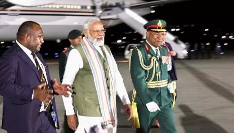 Modi  antony blinken meet pacific island leaders in papua new guinea