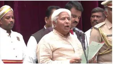 Karnataka cabinet expansion  24 mlas  including 1 woman  take oath as ministers