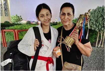 Inspired by ‘shooter dadis’  grandma chops her way to podium at international karate event
