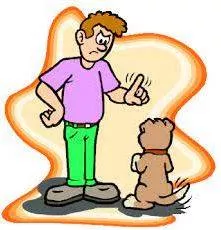 Admonished - Warn or reprimand someone firmly.