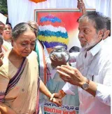I thank sonia gandhi for creation of telangana  says meira kumar