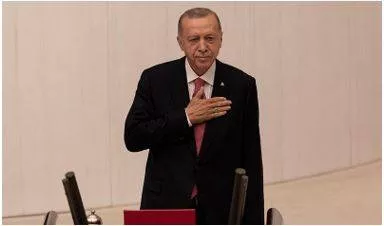 Turkey’s erdogan sworn in for new term as president