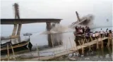 Bridge being built at ₹1 716 cr  over ganga in bihar collapses