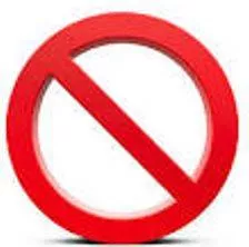 Prohibitory - The action of forbidding something, especially by law.