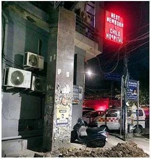 20 newborns rescued unharmed after fire breaks out at hospital
