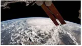 Uae astronaut captures cyclone biparjoy from space  shares pictures