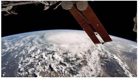 Uae astronaut captures cyclone biparjoy from space  shares pictures