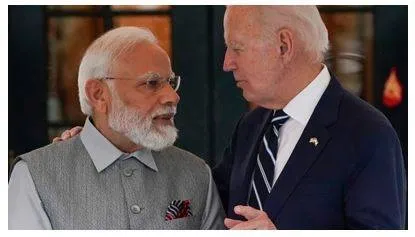 'a big deal   '  pm modi to take two questions in presser with joe biden