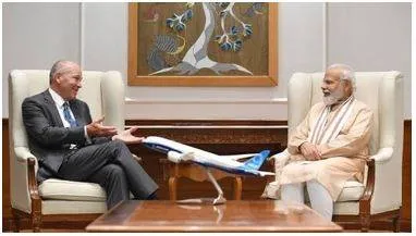 Pm modi to meet boeing  amazon and google ceos today