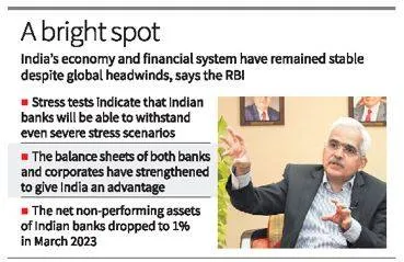 Indian economy resilient despite global risks  rbi