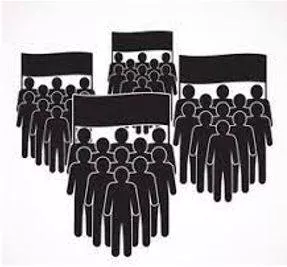 Faction - A small organized dissenting group within a larger one, especially in politics.