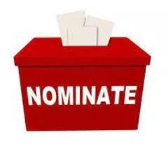 Nomination - Propose or formally enter as a candidate for election or for an honour or award.