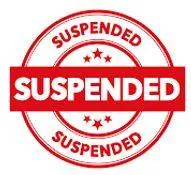 Suspends meaning