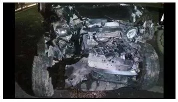 Speeding luxury car mows down 9 people helping accident victims in ahmedabad