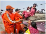 River water permeates city roads as swollen yamuna widens its embrace