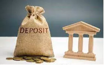 Deposited - Put or set down (something or someone) in a specific place.