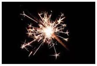Sparking - Emit sparks of fire or electricity.