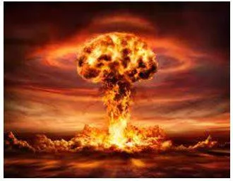 Explosion - A sudden and extremely violent bursting