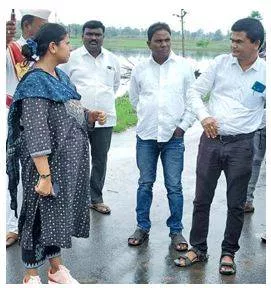 Godavari water level continues to rise in telangana and a p 