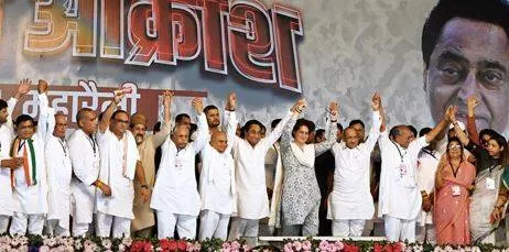 Priyanka for a strong govt  in m p  that can’t be ‘bought  toppled’