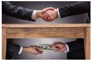 Corruption - Dishonest or immoral behaviour or activities.