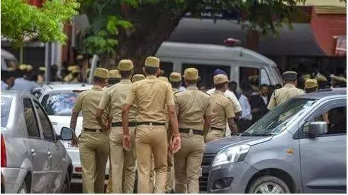 Two history sheeters attack tamil nadu cops with sickles  gunned down